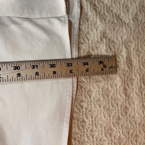 A Cut Above Men's Short Sleeve Pilot Shirt - White - Tapered Fit - Brooks SZ 18 - Picture 9 of 9